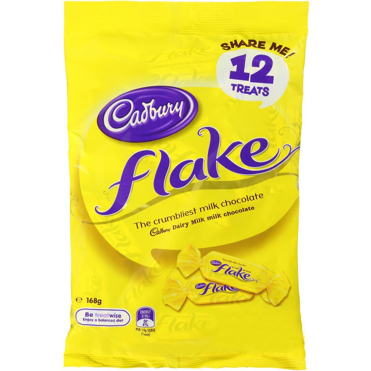 Cadbury Flake Chocolate Sharepack 12pk 168g