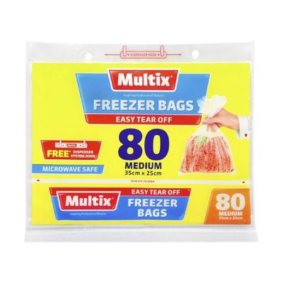 Multix Freezer Bags Tear Off Medium 80pk