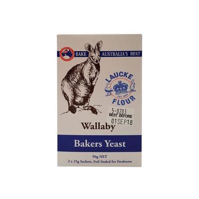 Wallaby Bakers Yeast 50g x 6pk