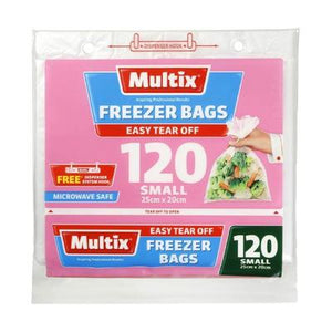 Multix Freezer Bags Tear Off Small 120pk