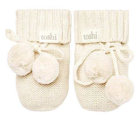 Organic Booties Marley | Cream