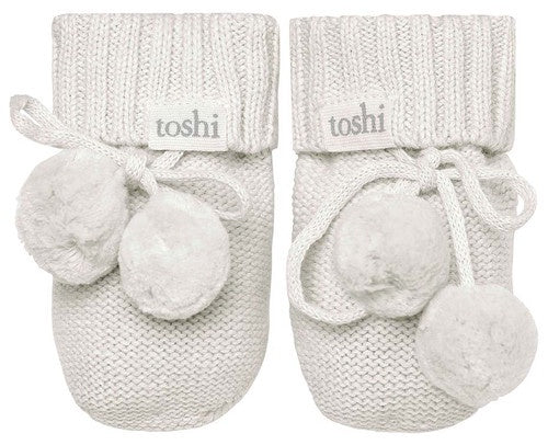 Organic Booties Marley | Pebble