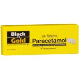 Black & Gold Paracetamol 500mg 20 Tablets