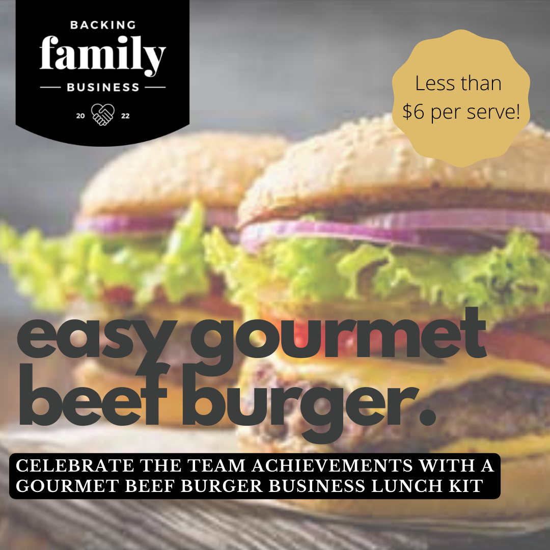 Gourmet Beef Burger Business Lunch Kit | 12 Serves