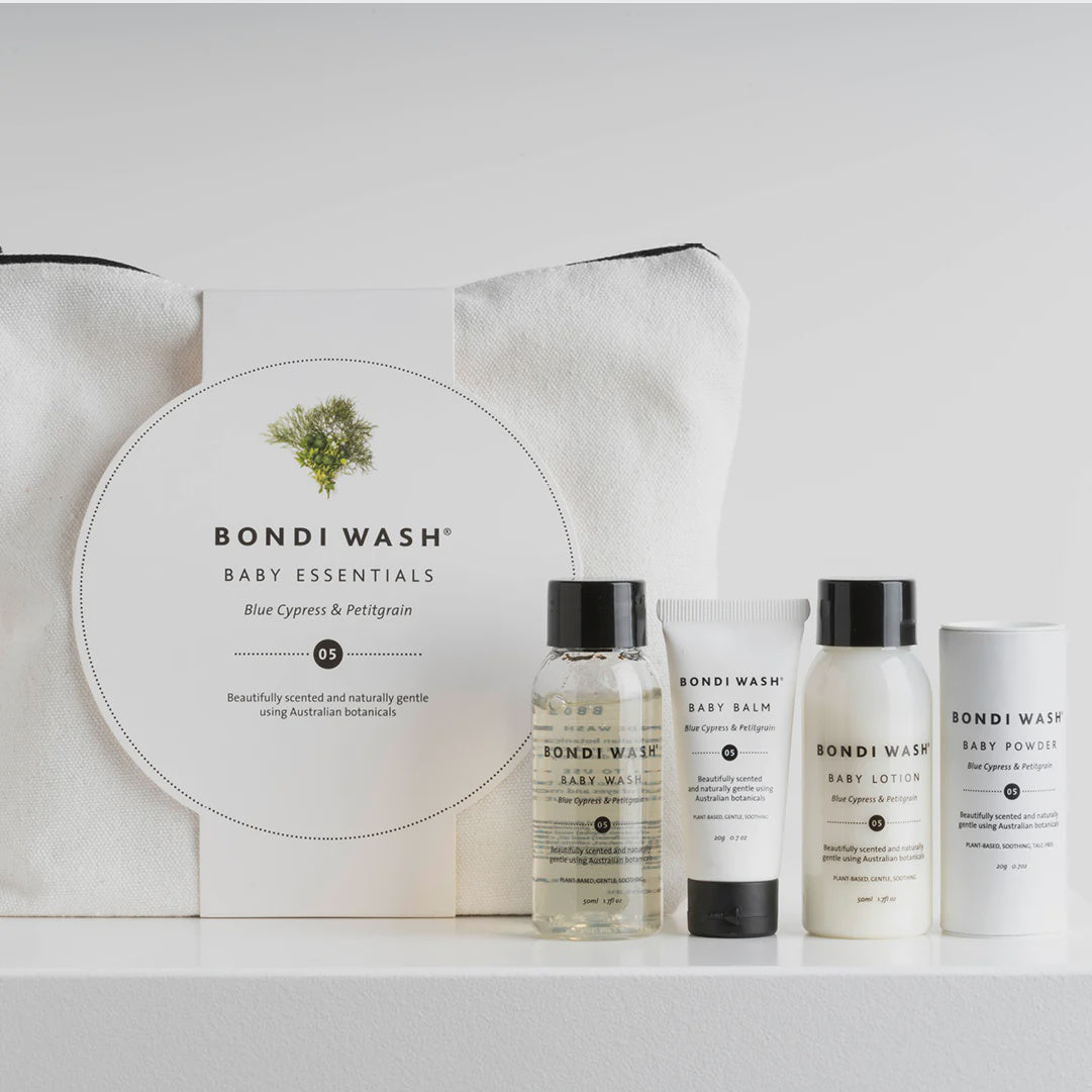 Bondi Wash Baby Essentials Pack Blue Cypress & Petitgrain