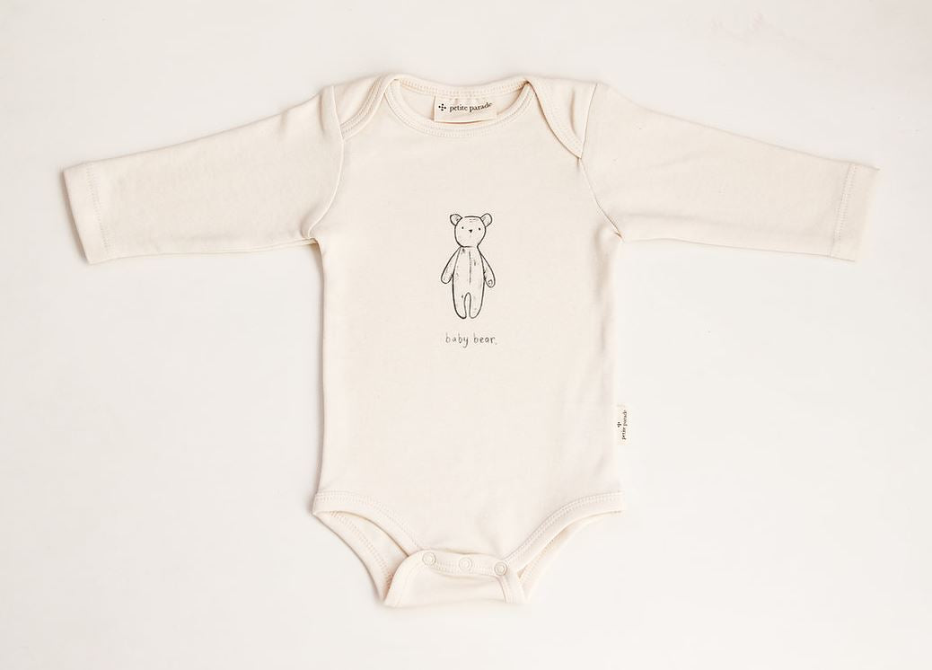 Organic Knit Bodysuit L/S