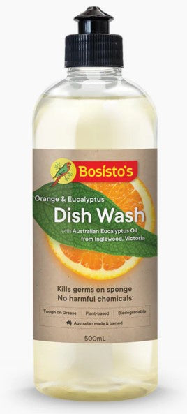 Bosisto's Orange & Eucalyptus Dish Wash 500ml