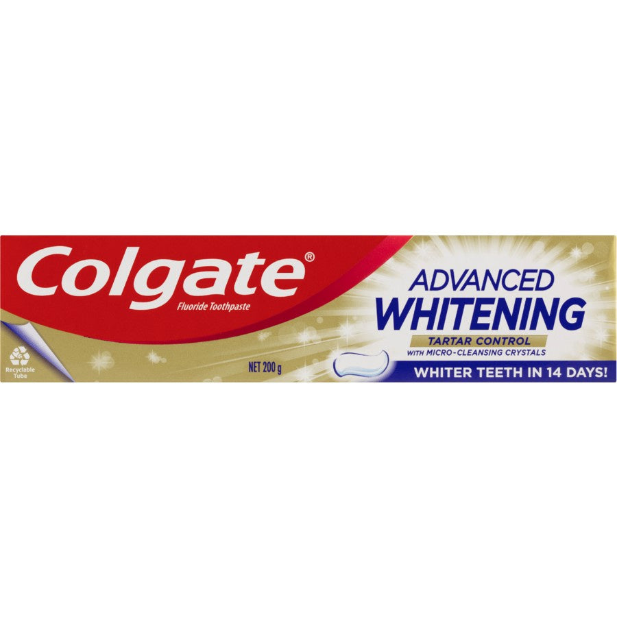 Colgate Advanced Whitening Tartar Control Toothpaste 200g