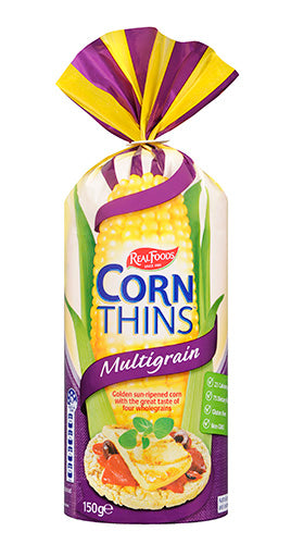 Real Foods Multigrain Corn Thins 150g