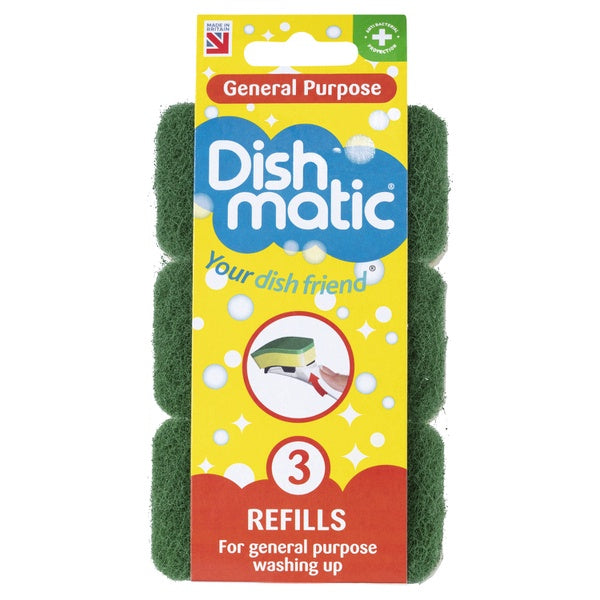 Dishmatic General Purpose Refills 3pk