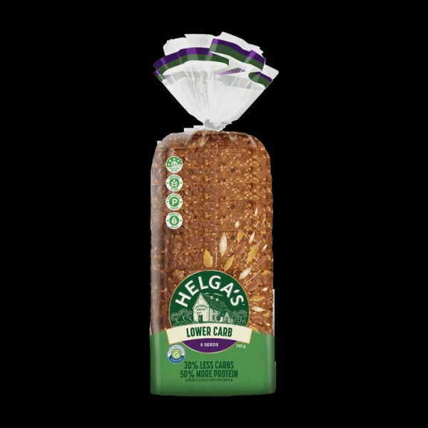 Helga's 50% Less Carb 5 Seed Bread 700g