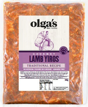 Olga's Lamb Yiros Meat 500g