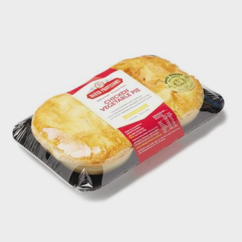 Baked Provisions Chicken Vegetable Pie 420g 2pk