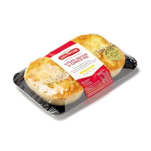 Baked Provisions Steak Bacon & Cheese Pie 420g 2pk