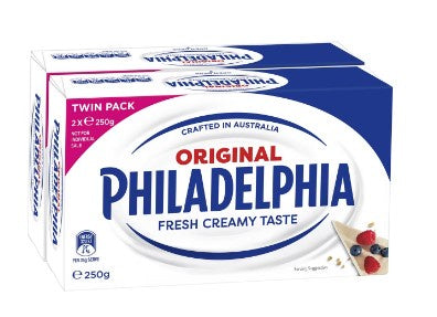 Philadelphia Original Cream Cheese Twin Block 500g