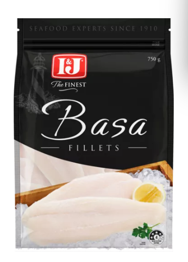 I&J Basa Fillets 750g