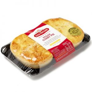 Baked Provisions Steak Curry Pie 420g 2pk