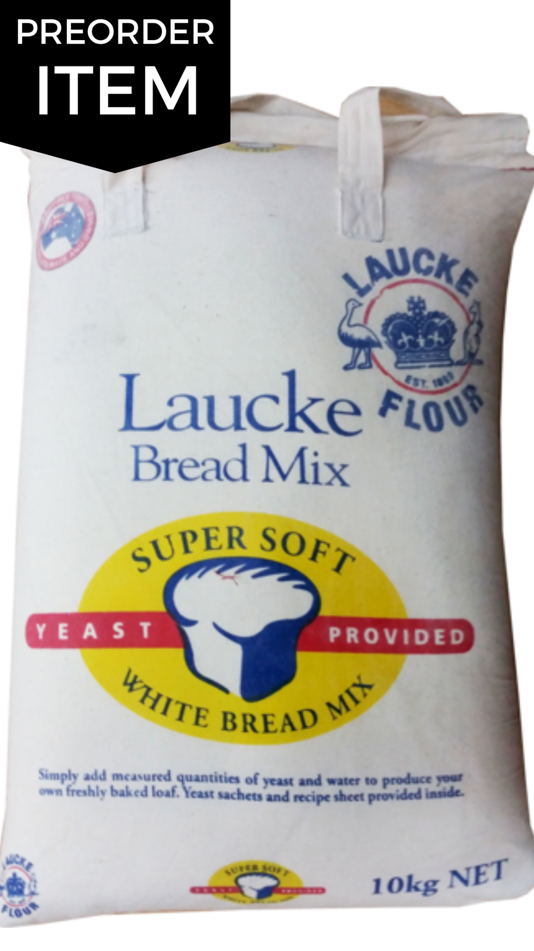 Laucke Super Soft White Bread Mix 10kg