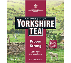 Taylors of Harrogate Yorkshire Teabags Proper Strong Black Tea 100pk