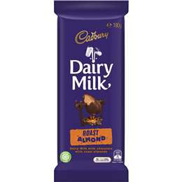 Cadbury Dairy Milk Roast Almond Chocolate 180g