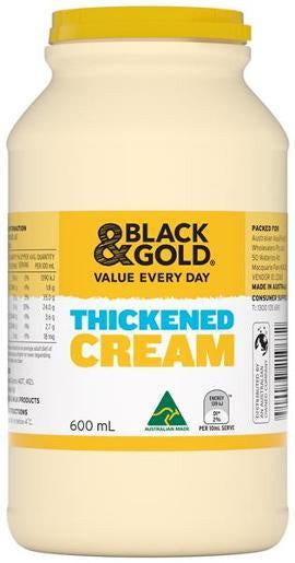 Black & Gold Thickened Cream 600ml