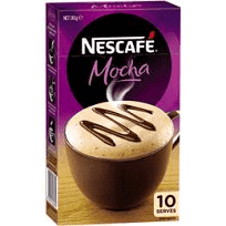 Nescafe Mocha Coffee Sachets 10 pk