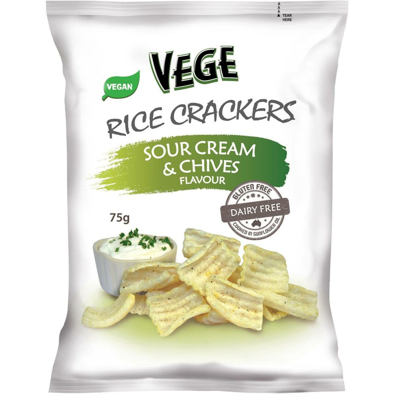 Ajitas Vege Rice Sour Cream & Chives 75g