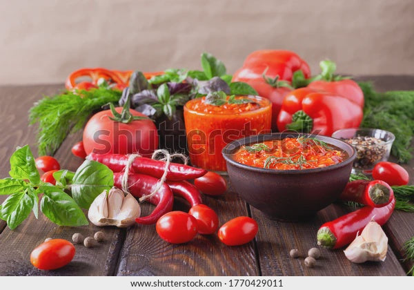 El Gusto Sticky Roast Tomato & Pepper Relish 150g