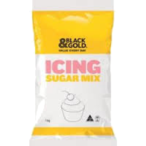 Black & Gold Icing Mixture 1kg