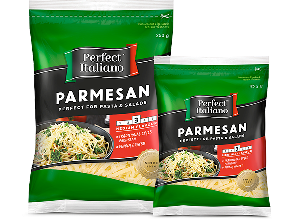 Perfect Italiano Grated Parmesan Cheese 125g