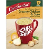 Continental Cup a Soup Creamy Chicken Corn Croutons 60g 2pk