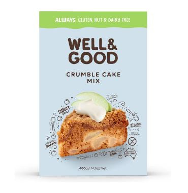 Well and Good Crumble Cake Mix 400g