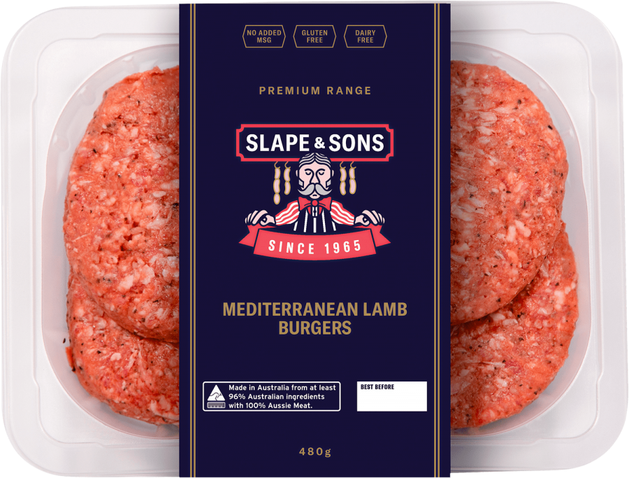 Slape & Sons Mediterranean Lamb Burger