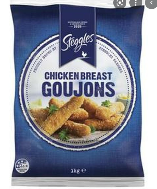 Steggles Chicken Breast Goujons 1kg