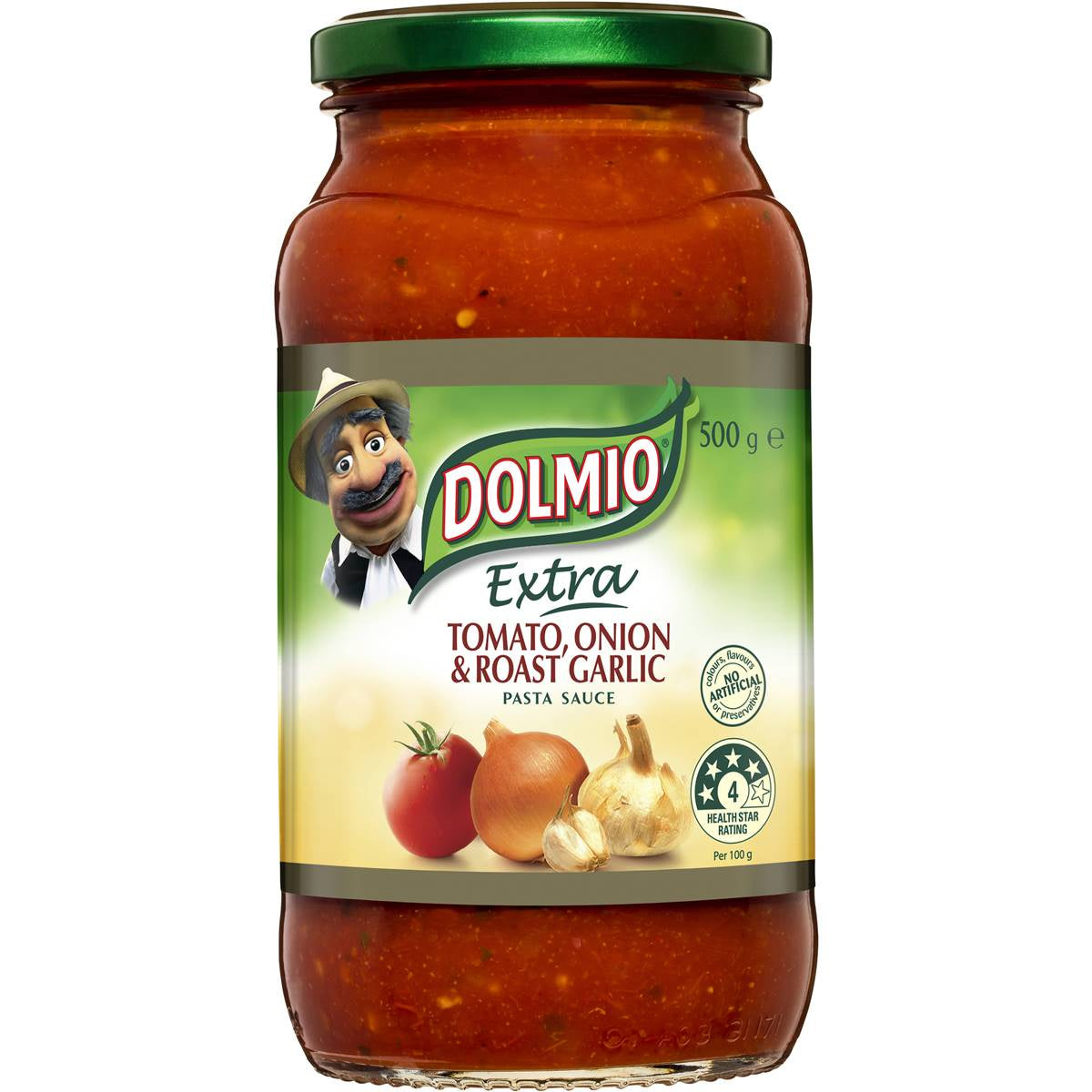 Dolmio Extra Tomato Onion & Roast Garlic Pasta Sauce 500g