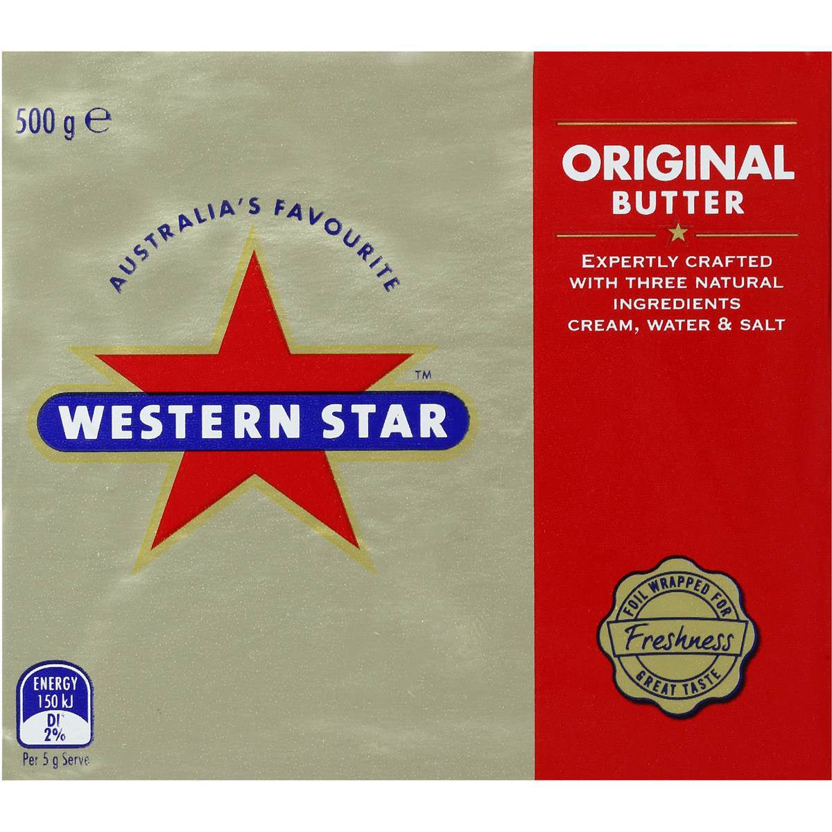 Western Star Salted Butter 500g