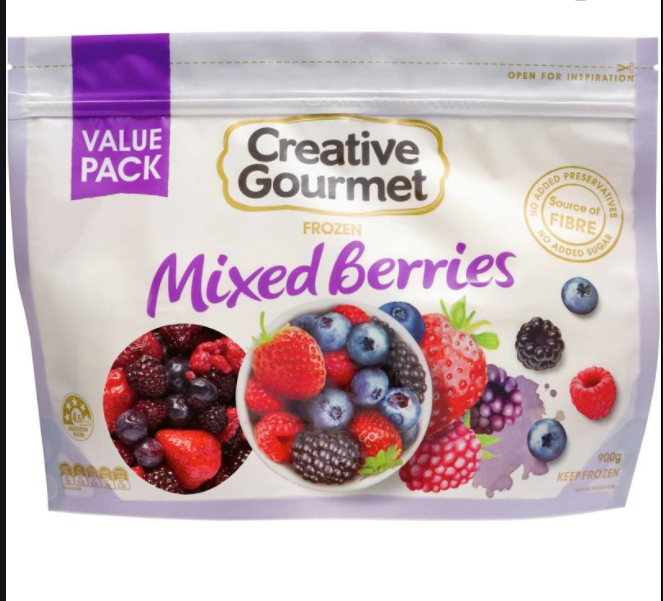 Creative Gourmet Frozen Mixed Berries 900g