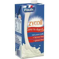 Pauls Zymil Lactose Free Full Cream Longlife Milk 1L