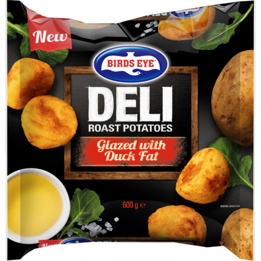 Birds Eye Roast Potato Deli Glazed With Duck Fat 600g EOL