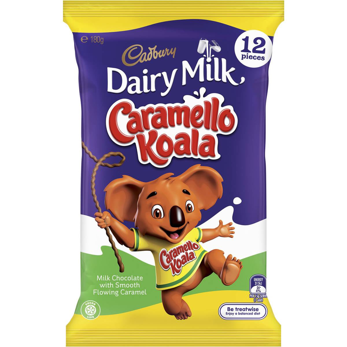 Cadbury Dairy Milk Caramello Koala Sharepack 180g