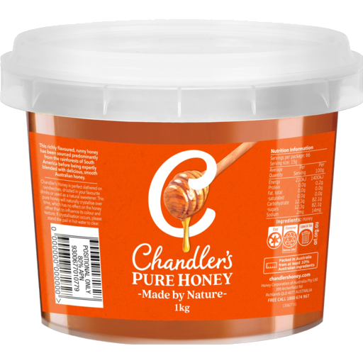 Chandlers pure honey 1kg