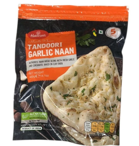 Haldirams Tandoori Garlic Naan 400g