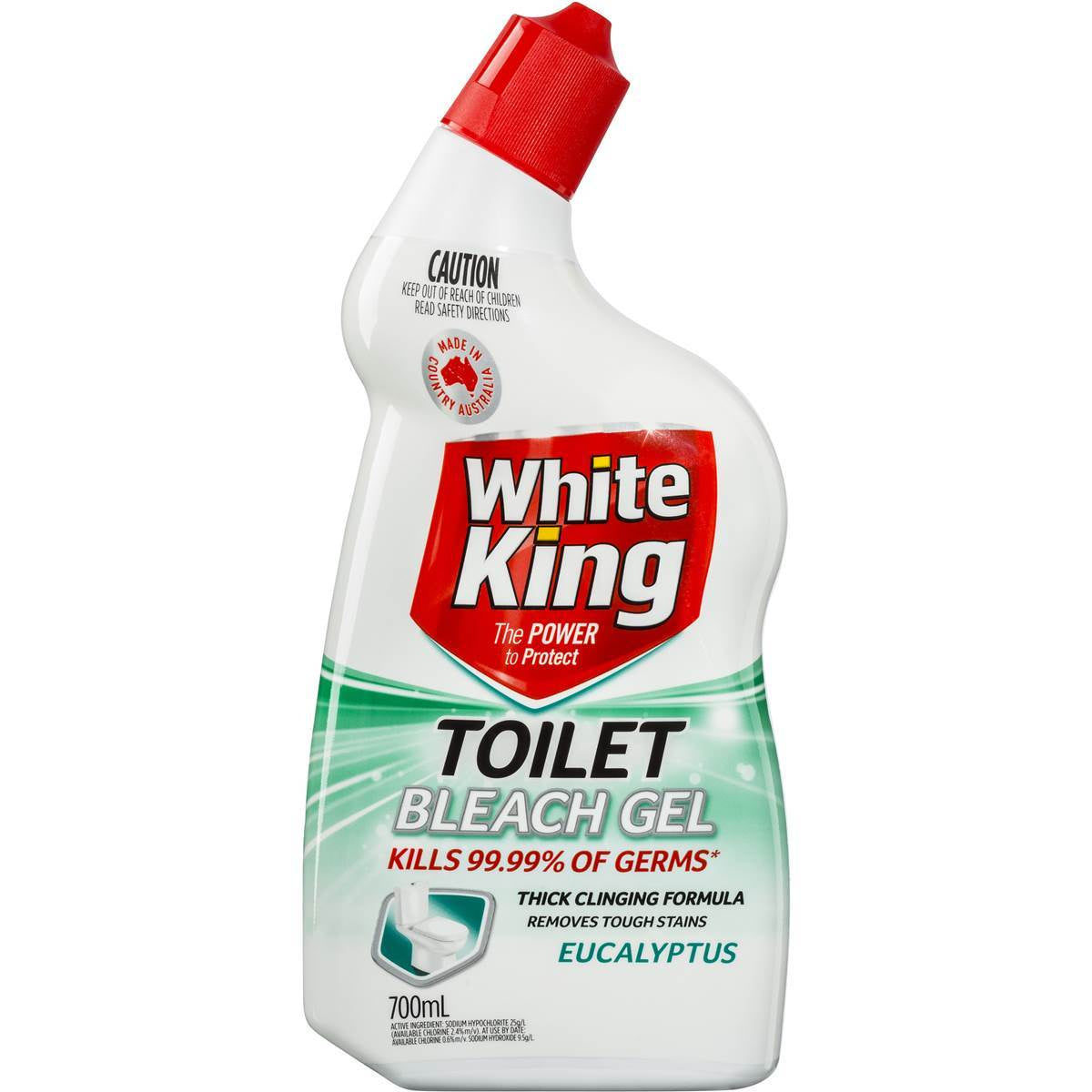 White King Eucalyptus Toilet Cleaning Gel 700ml