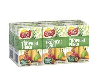 Golden Circle Tropical Punch Fruit Drink 250ml x 6pk