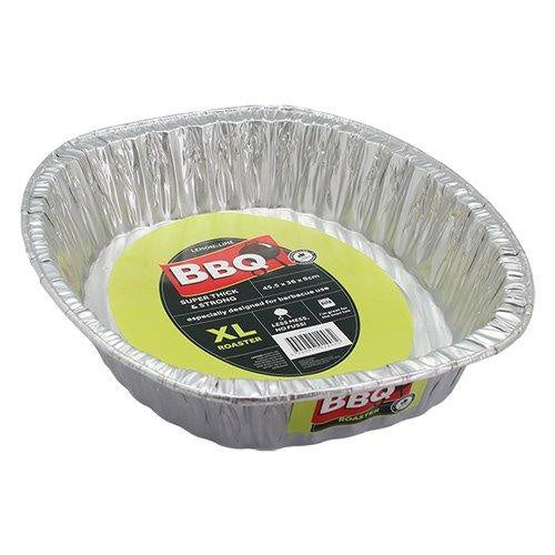 Lemon & Lime Foil Roasting Tray Oval Heavy Duty 45.5x36x9cm