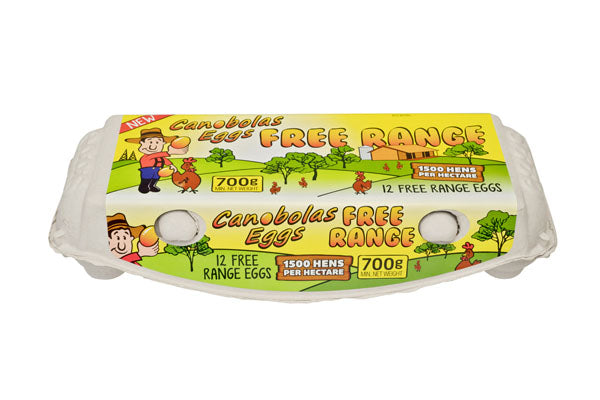 Canobolas Free Range Eggs 700g 12pk