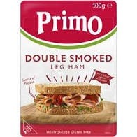 Primo Shaved Double Smoked Leg Ham 100g