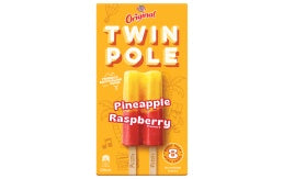 Peters original twin pole pineapple & raspberry 8pk