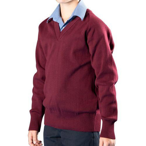 Polyester Pullover Burgundy