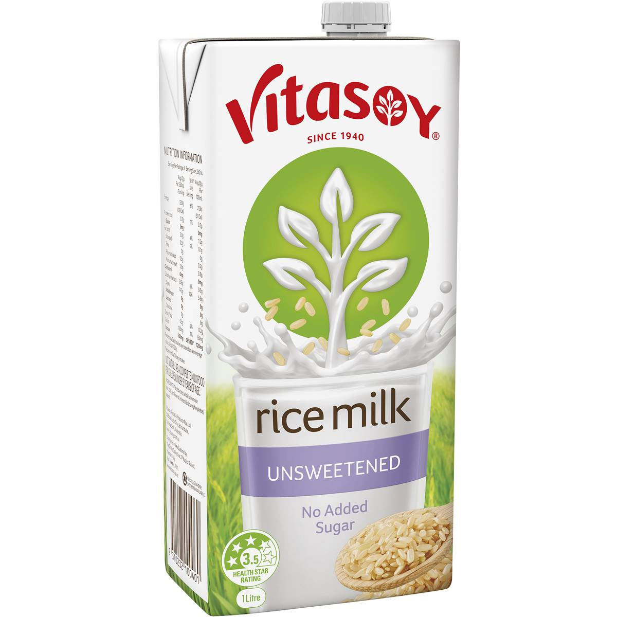 Vitasoy Unsweetened Long Life Rice Milk